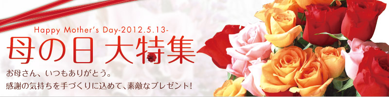 Happy Motherfs Day-2012.5.13- ̓W ꂳA肪ƂBӂ̋CÂɍ߂āAfGȃv[gI