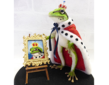 カエルの王様と肖像画