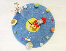 月ウサギのサボり宇宙遊泳時計